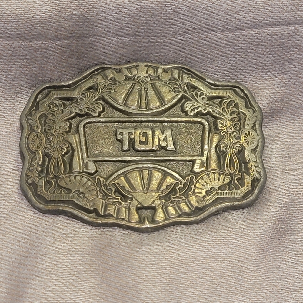 Oden. INC. TOM Heavy Brass Metal Belt Buckle
